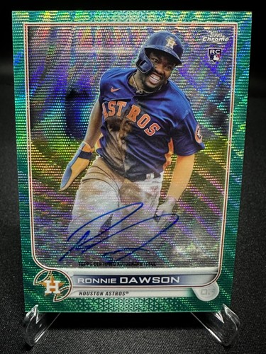 2022 Topps Chrome - Ronnie Dawson - Aqua Wave Rookie Autograph 030/199 - #RA-RDA