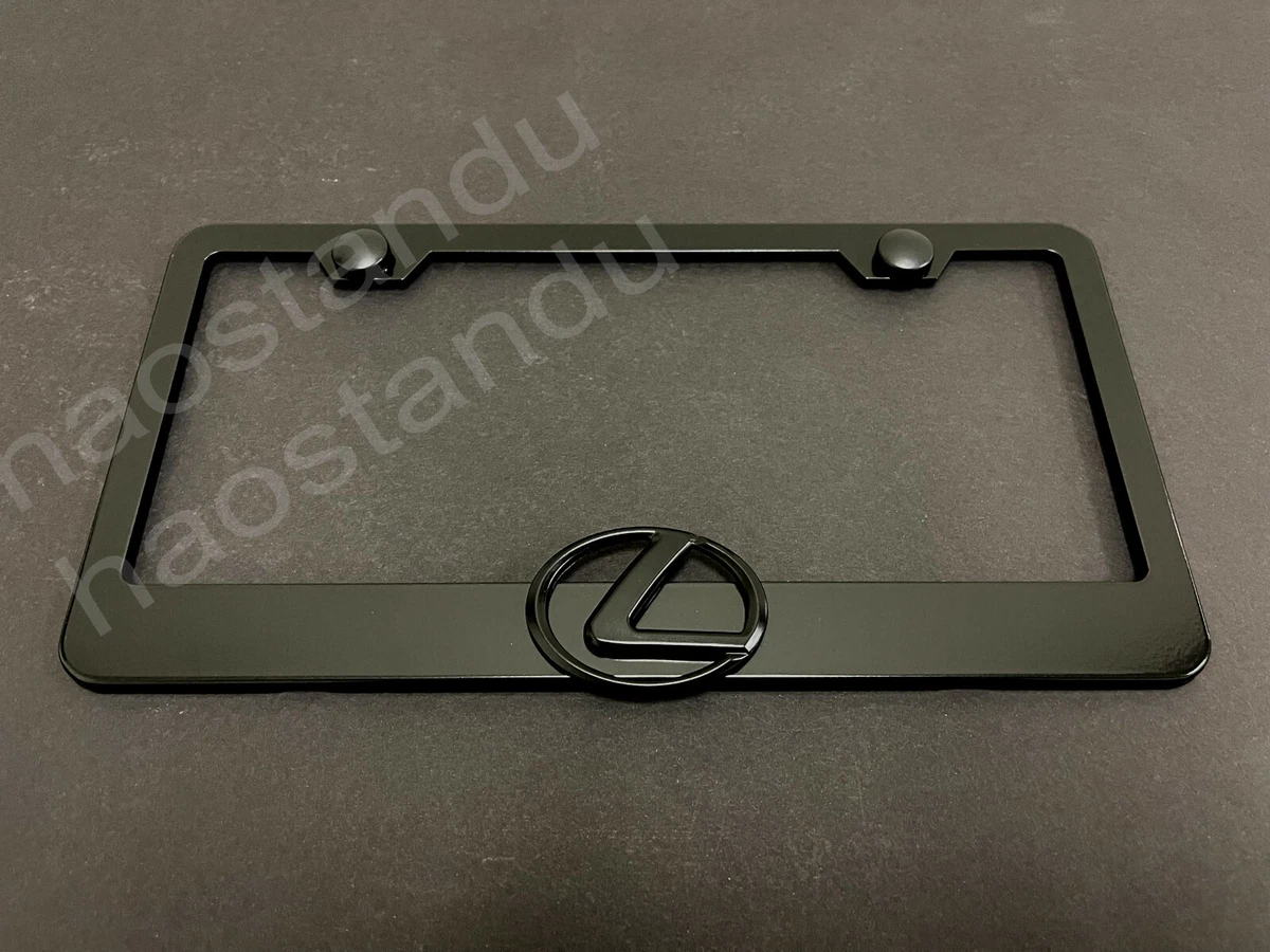 3D Lexus F Sport Stainless Steel Finished License Plate Frame Holder – Front Or Rear