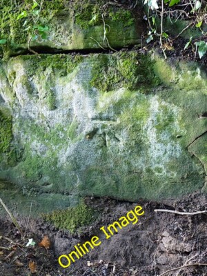 Photo 6x4 OS benchmark - Haughton Road Haughton/SJ7408 A cutmark in the  c2013