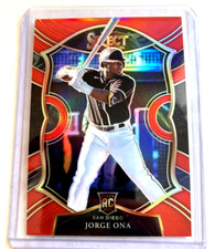 2021 Panini Select #99- JORGE ONA Red Prizm SP Rookie RC #'d/199