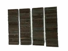 100 Pcs, Gaboon Ebony Pen Blank 3/4x 3/4x 4- Woodturning Craft- Free US Shipping