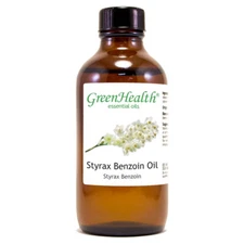 Styrax Benzoin Essential Oil 4 fl oz Amber Glass - GreenHealth