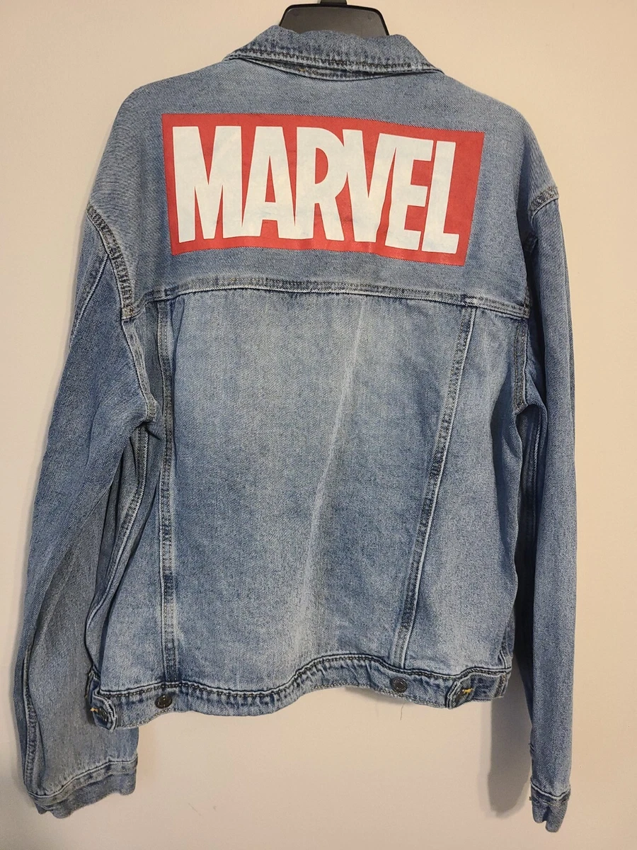 Marvel clearance jean jacket