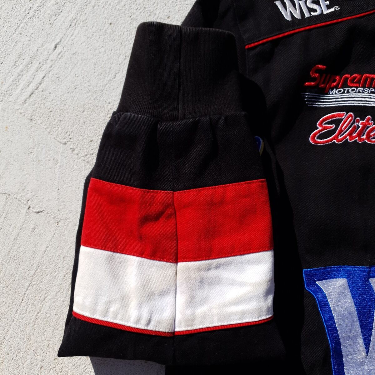 Supreme Wise Racing Jacket FW13 Large Nascar Foods Chips Supreme Wise Racing Jacket FW13 Large Nascar Foods Chips