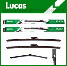 AUDI A4 ALLROAD WIPER BLADES 2009 to 2015 LUCAS FRONT 24" 20" + 16" QUALITY REAR
