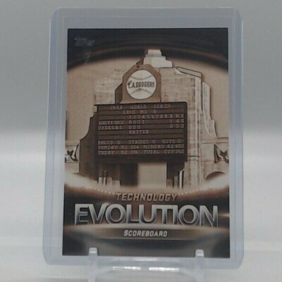 Scoreboard 2019 Series 2 Technology Evolution Black #d 130/299, #ET-2! Dodgers!