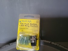 Blue Sea Systems Pushbutton Led Ring Switch Red 10a 4163 Blue Sea Systems Pushbutton Led Ring Switch Red 10a 4163