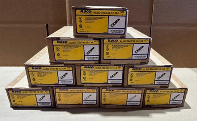 10Pack Ilsco Yellow 700 750 kcmil Surecrimp Aluminum Compression 2-Hole 1/2'' Lug