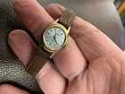 Seiko vintage womens wind up watch mid century gold plated accurate tiny nice