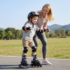Kids  Inline Skates for Boys Girls Ages 5-7, Adjustable 4 Sizes Blade Roller