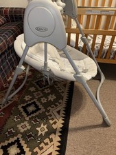 Graco Slim Spaces Compact Baby Swing Batteries Included.