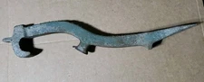 Vintage Fireman Spanner Wrench - Heavy Duty Cast Iron - WD ALLEN MFG CO Chicago
