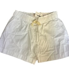 J. Crew Crewcuts Girl's Pull On Paperbag Shorts White Sz 14