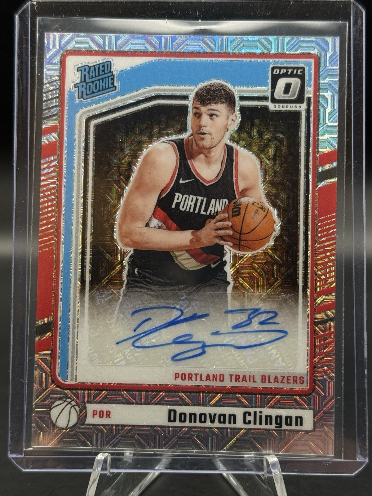 DONOVAN CLINGAN 2024-25 DONRUSS OPTIC RATED ROOKIE CHOICE RC AUTO