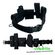 Tactical Belt Police Security Guard Duty Waist Bag Nylon Utility Kit Pouch