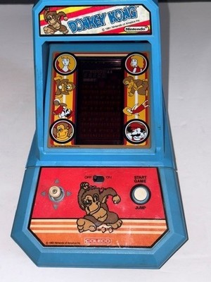 Coleco 1982 Donkey Kong Mini Arcade Game Machine 2391 - Tested & Working Clean