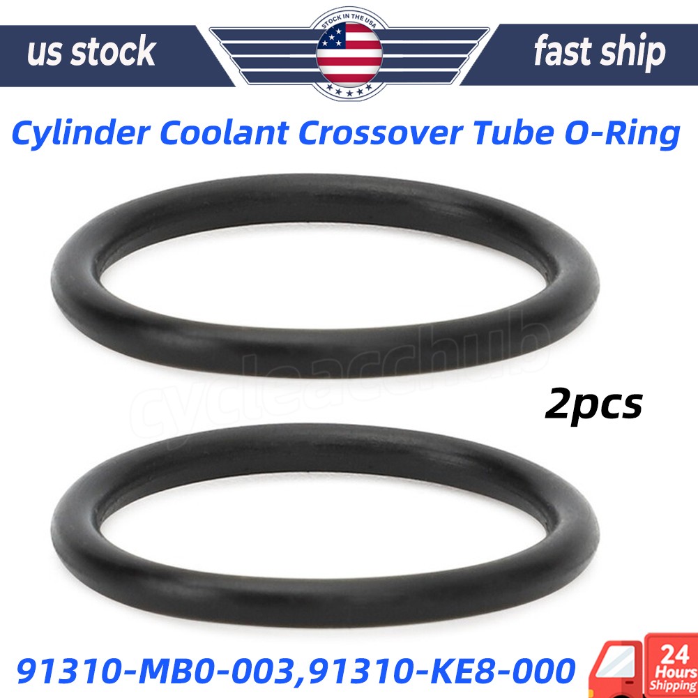 ThreeBond マジカルウォーター Cylinder Coolant Crossover Tube O-Ring For Honda Shadow 750 1100