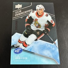 2019-20 UPPER DECK ICE J.C. BEAUDIN ICE PREMIERS ROOKIE (RC) /999 #62