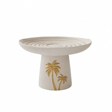 Schale mit Standfu&szlig; elegant Schmuckschale vielseitig f&uuml;r Eingangsbereich