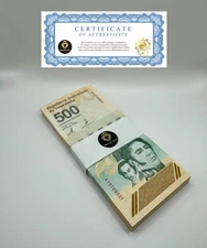 VENEZUELA 500 DIGITALES 2023 qty 100 Cir. 500 million Bolivar S. Full Bundle