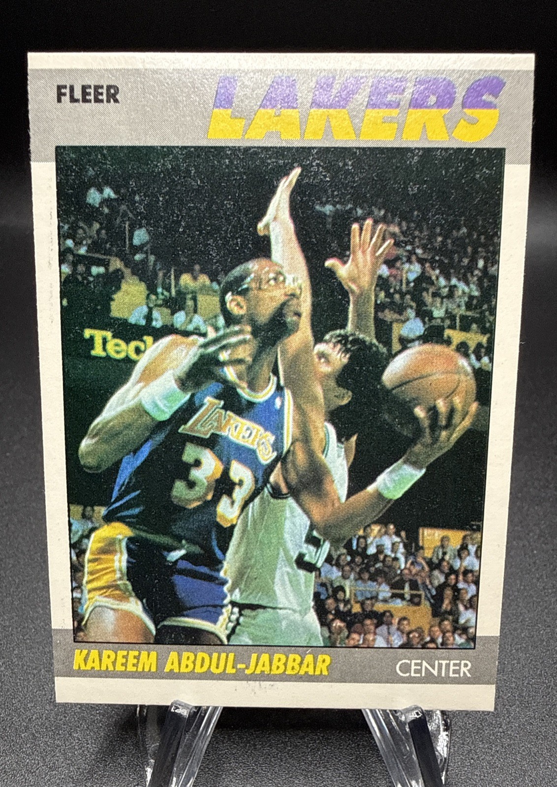 1987 Kareem Abdul-Jabbar Fleer NBA Basketball #1 Los Angeles Lakers 1 Of 132