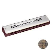 TOMBO Chromatic Harmonica 44-Hole Single S-50