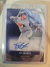 2020 Panini Prizm Ty France Game Ball Graphs Auto #GBG-TF 