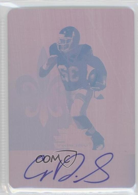 2012 Leaf Valiant Printing Plate Magenta 1/1 Cyrus Gray #CG2 Rookie Auto RC 0t3