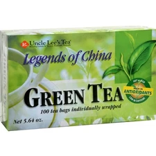 Uncle Lees Tea Legends of China Green Tee with Antioxidants Tea Bags 100 Count