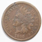1866 Indian Head Penny Cent Good (G) Details