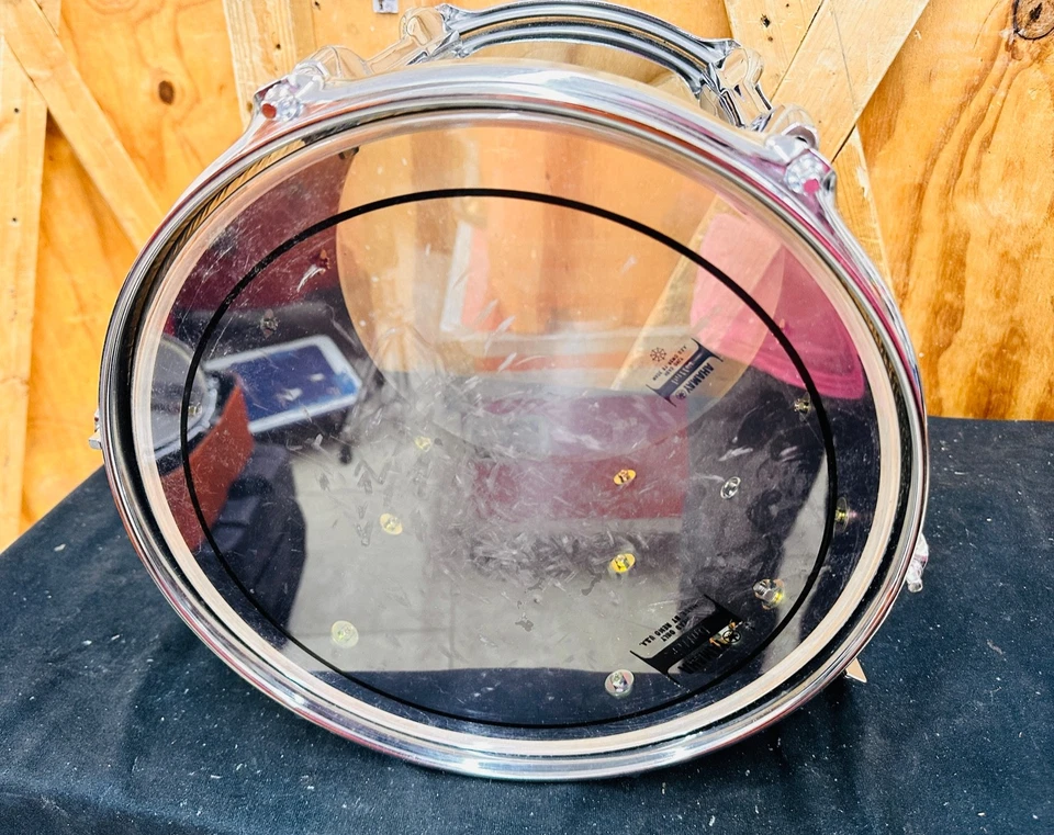 Yamaha TT912Y Grabación Personalizada 10x12" Rack Tom Negro MFG. Tambor mayo 2005 Foto 3 de 4