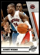 2010-11 Panini Season Update Sonny Weems Toronto Raptors #32
