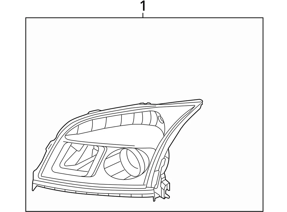 FARO MERCURY SABLE 2008-2009 ASM 8T5Z13008C - NUEVO OEM 8T5Z13008C Foto 4 de 4