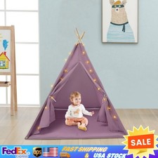 Tent for Kids Floor Standing Tent w/ Light Kids Tent for 1-3 Kids 120 120 140cm