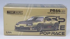 POP RACE 1/64 Top Secret GT300 Supra Chrome Gold New/ Age14+