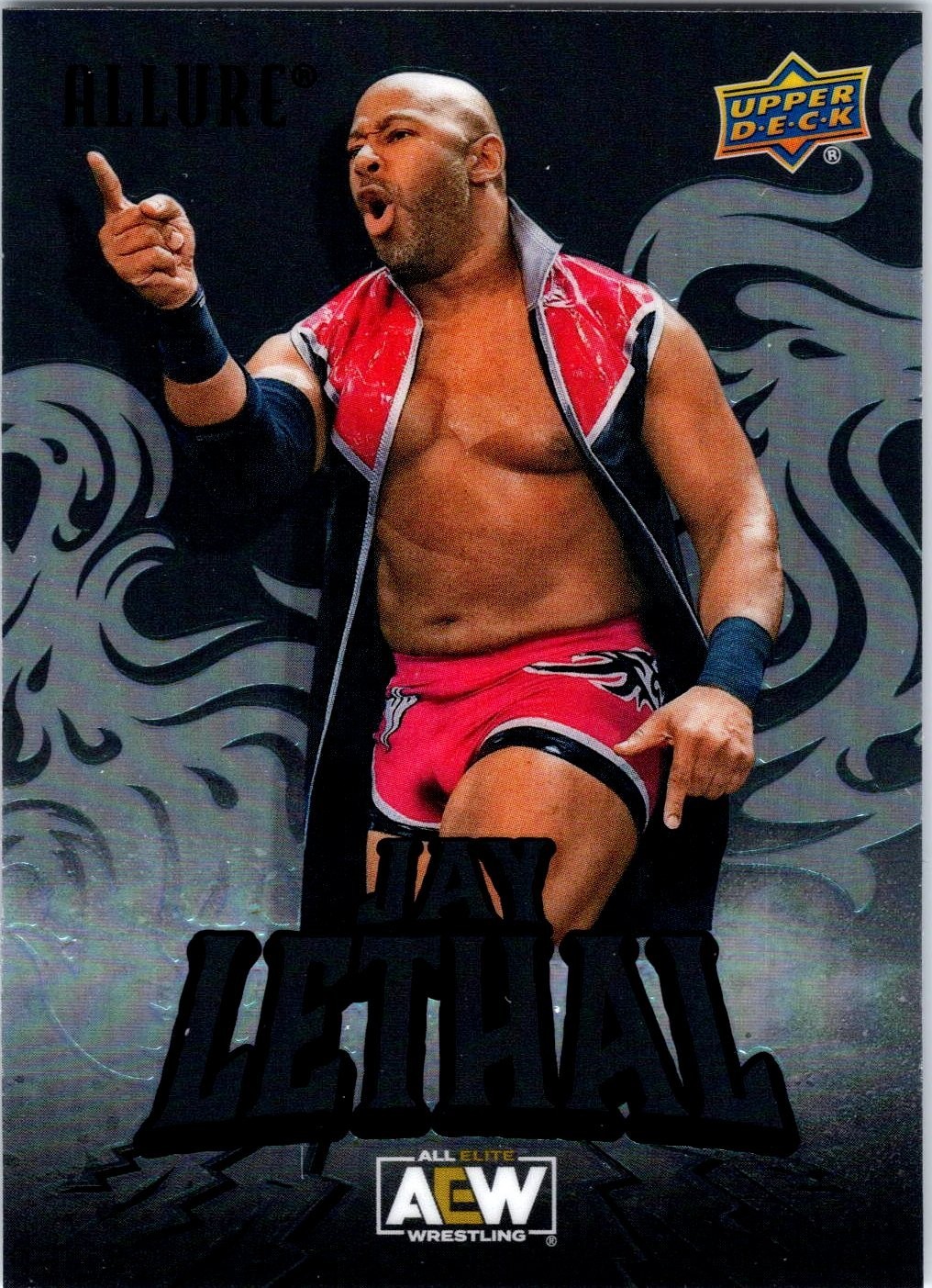 Jay Lethal 2024 Upper Deck AEW Allure #30 Black Rainbow Trading Card