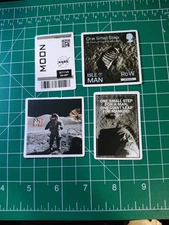 4 NASA Mission Stickers Decals Curiosity Mars Shuttle Fun Space Moon Rogue