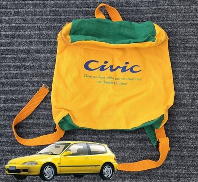 JDM 1992 - 1995 Honda Civic Promotional Backpack Rare Eg6 Japan Access Mugen