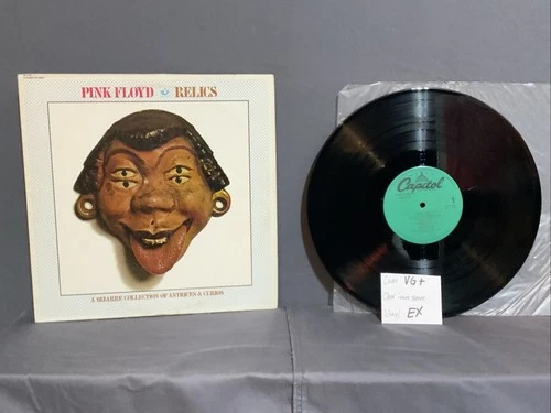 Pink Floyd Relics Vinyl Green Capitol Label SN 16234 VG+/EX Nice Copy