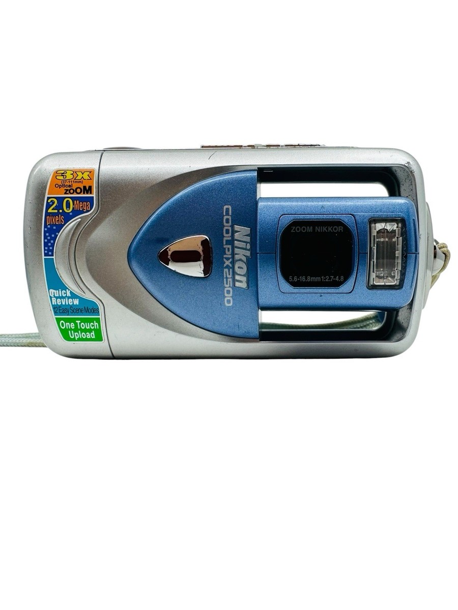 Nikon COOLPIX 2500 2.0MP Digital Camera - Silver for sale online