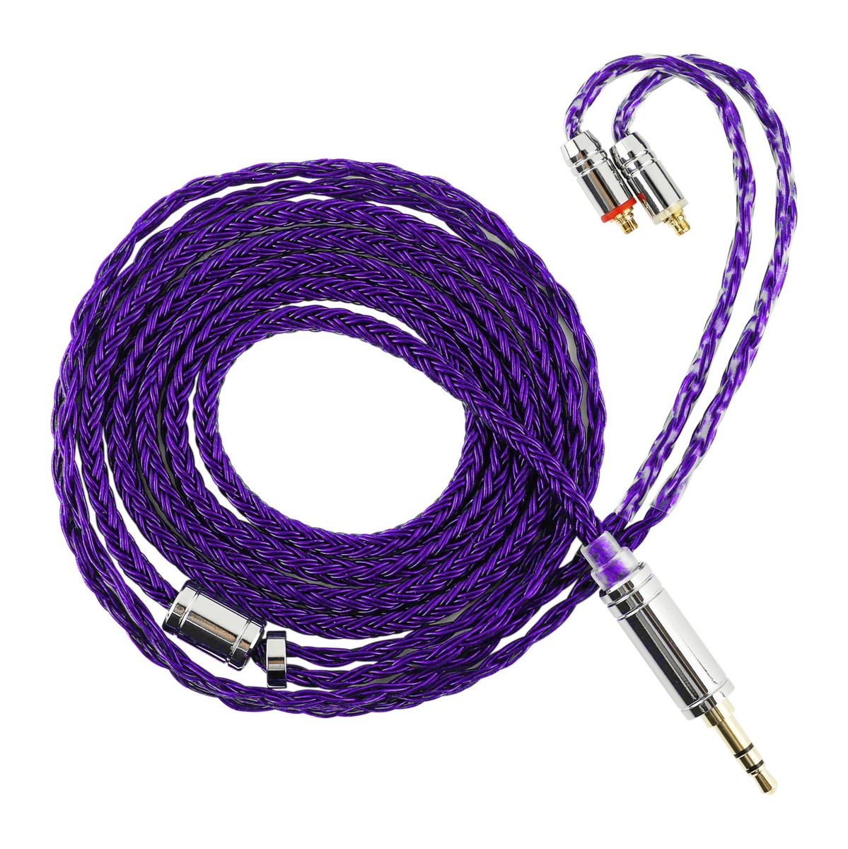 Tripowin Zonie IEM Cable 16 Core Silver Plated 1.25 Meter MMCX 3.5