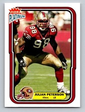 2004 Fleer Platinum #59 Julian Peterson