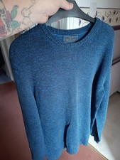 Atlantic Bay Men's Blue Jumper Size Medium.