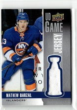 2019-20 Upper Deck #GJ-MB Mathew Barzal UD Game Jersey