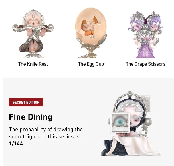 Autêntico Skullpanda The Feast Begins Series Figuras Caixa Cega Brinquedo Confirmado - Imagem 4 de 4