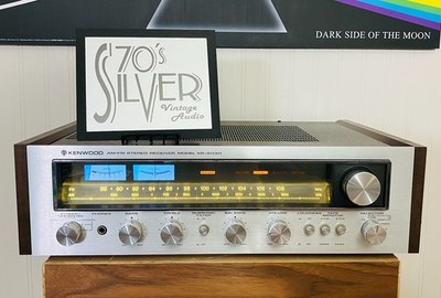 Kenwood KR5030 RECIEVER w/wood panels - Serviced/Working. New LEDs/Lamps. 60WPC