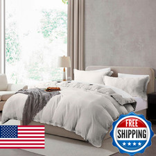  Twin Duvet Cover Set - Xl Soft Prewashed Off White Duvet Cover