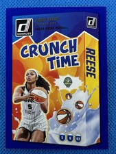 2025 #7 Angel Reese Panini Donruss WNBA Crunch Time Blue Press Proof Insert