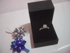 VINTAGE-SOLID SILVER-GENUINE YELLOW & GREEN SHIMMERY OPAL RING-SIZE M-SUPERB