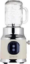 CULINARY CHEF Retro Smoothie Maker Personal Blender with Mason Jar, BRAND NEW